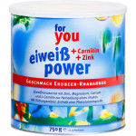 FOR YOU eiwei power Erdbeere 750 g