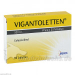 VIGANTOLETTEN 500 I.E. Vitamin D3 Tabletten, 50 ST