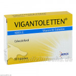VIGANTOLETTEN 1.000 I.E. Vitamin D3 Tabletten, 50 ST