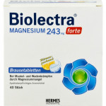 BIOLECTRA Magnesium 243 forte Zitrone Brausetabl. 40 St